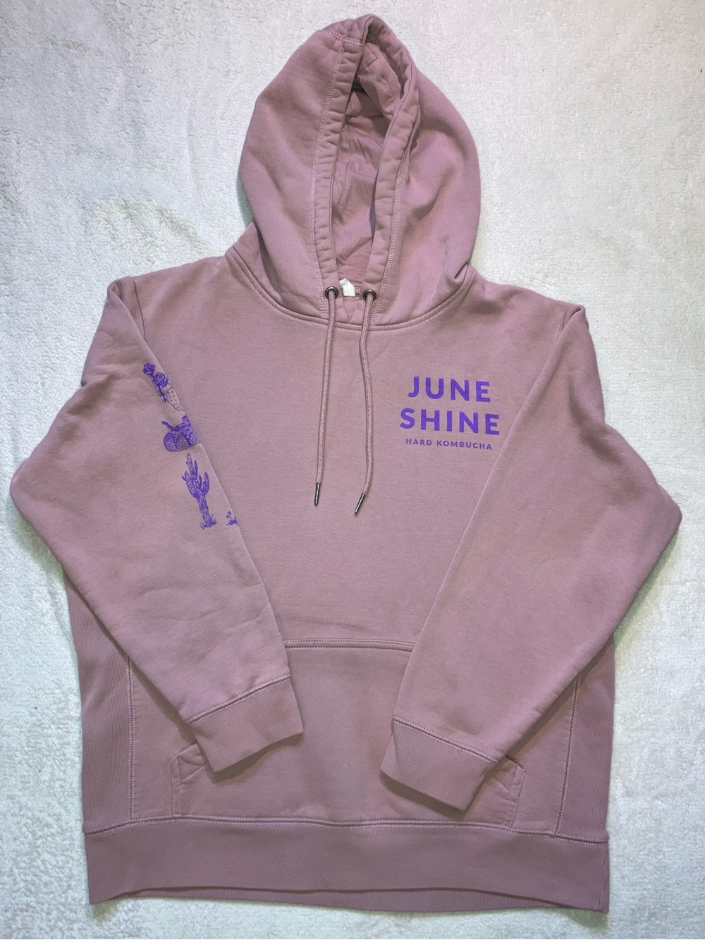 Mauve Logo Hoodie for Women